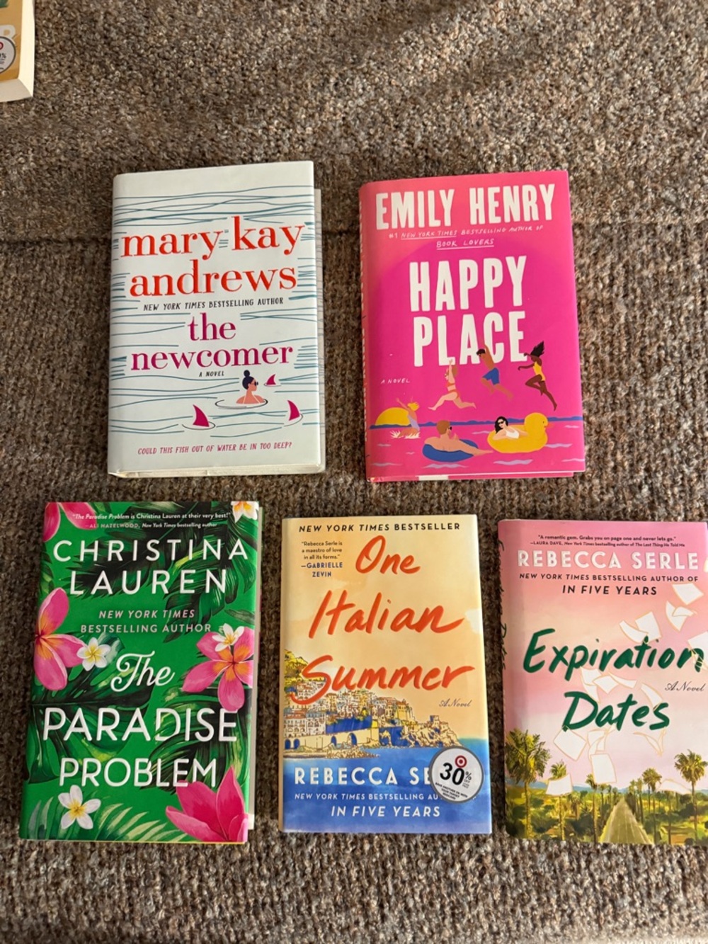Hardcover Summer Romance Book Bundle – 5 Books